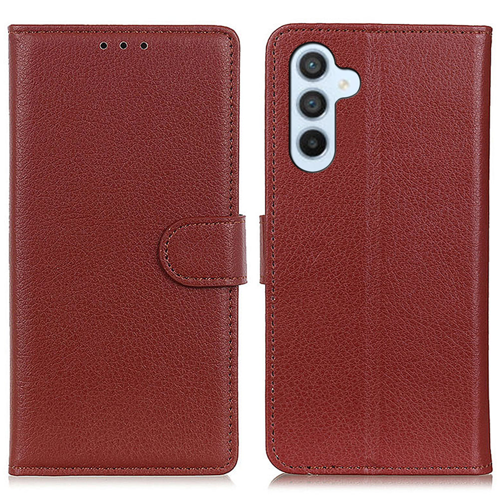 For Samsung Galaxy A05s 4G Case PU Leather Wallet Stand Litchi Texture Phone Cover For Samsung Galaxy A05s 4G Case PU Leather Wallet Stand Litchi Texture Phone Cover